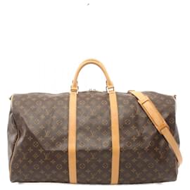 Louis Vuitton-Louis Vuitton Keepall Bandouliere 60 Boston Bag-Brown