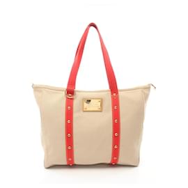 Louis Vuitton-Louis Vuitton Cabas GM Antigua Tote Bag-Red,Beige