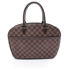 Louis Vuitton-Louis Vuitton Saria Horizontal Damier Ebene Handbag-Brown