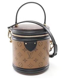 Louis Vuitton-Bolsa Louis Vuitton Cannes Monogram Reverse-Marrom,Preto