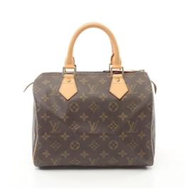 Louis Vuitton-Louis Vuitton Speedy 25 Monogram Handbag-Brown,Blue