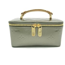 Louis Vuitton-Louis Vuitton Jewel Case Vanity Handbag-Silvery,Grey