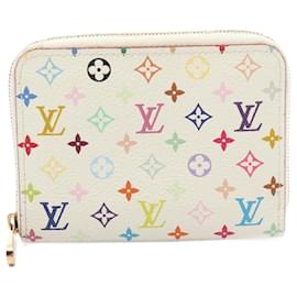 Louis Vuitton-Monedero multicolor Louis Vuitton-Blanco,Multicolor