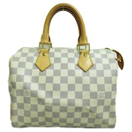 Louis Vuitton-Sac à main Louis Vuitton Speedy 25-Écru