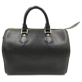 Louis Vuitton-Louis Vuitton Speedy 25 Handbag-Black