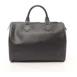 Louis Vuitton-Louis Vuitton Speedy 30 Epi Noir Handbag-Black