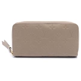 Louis Vuitton-Cartera larga beige Louis Vuitton-Beige