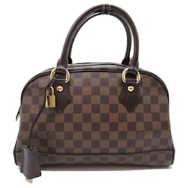 Louis Vuitton-Louis Vuitton Duomo Handbag-Brown,Damier ebene