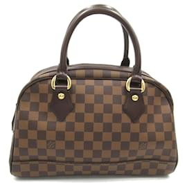 Louis Vuitton-Louis Vuitton Duomo Handbag-Brown,Damier ebene