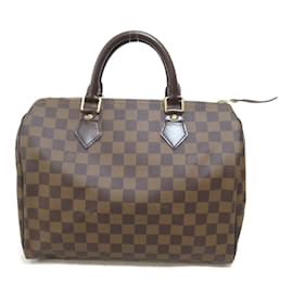 Louis Vuitton-Louis Vuitton Speedy 30 Handbag-Brown