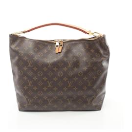 Louis Vuitton-Sac à épaule Monogram Shuri MM de Louis Vuitton-Marron