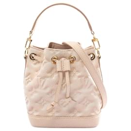 Louis Vuitton-Bolso Louis Vuitton Nano Noé Summer Stardust-Beige