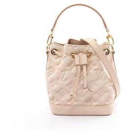 Louis Vuitton-Bolso Louis Vuitton Nano Noé Summer Stardust-Beige