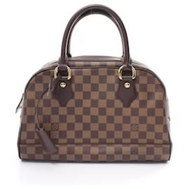 Louis Vuitton-Sac à main Louis Vuitton Duomo Damier Ébène-Marron