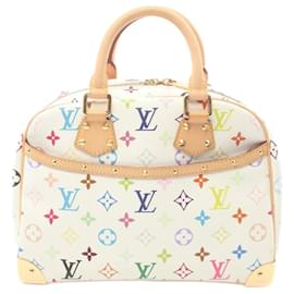 Louis Vuitton-Bolsa Louis Vuitton Trouville Monogram Multicolor Branco-Branco,Multicor