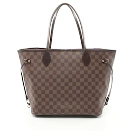 Louis Vuitton-Louis Vuitton Neverfull MM Damier Ebene Tote Bag-Brown