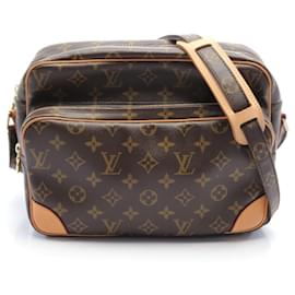 Louis Vuitton-Sac à épaule Monogram Nile de Louis Vuitton-Marron