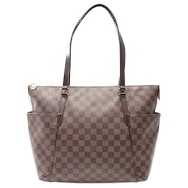 Louis Vuitton-Louis Vuitton Totally MM Damier Ebene Tote Bag-Brown