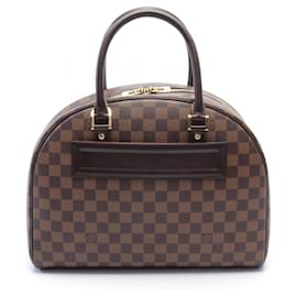 Louis Vuitton-Louis Vuitton Nolita Damier Ebene Handbag-Brown