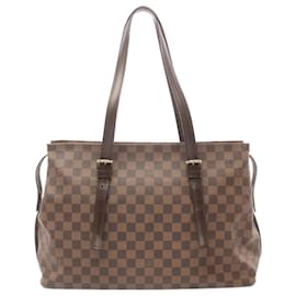 Louis Vuitton-Louis Vuitton Chelsea Tote Bag-Brown,Damier ebene