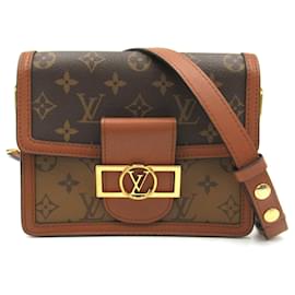 Louis Vuitton-Louis Vuitton Dauphine MINI Shoulder Bag-Brown