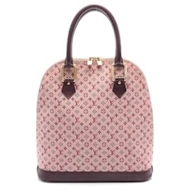 Louis Vuitton-Louis Vuitton Alma O Handbag-Pink,Dark red,Monogram