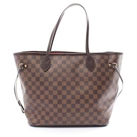 Louis Vuitton-Louis Vuitton Neverfull MM Tote Bag-Brown,Damier ebene