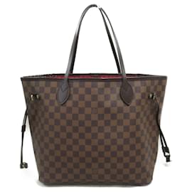 Louis Vuitton-Louis Vuitton Neverfull MM Tote Bag-Brown,Damier ebene