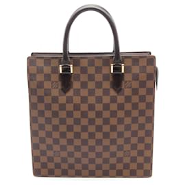 Louis Vuitton-Bolso tote Louis Vuitton Venice PM Damier Ebene-Castaño