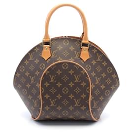 Louis Vuitton-Sac à main Monogram Ellipse MM Louis Vuitton-Marron,Monogramme