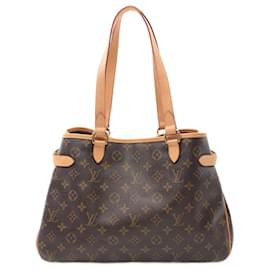 Louis Vuitton-Louis Vuitton Batignolles Horizontal Monogram Shoulder Bag-Brown,Monogram