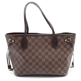 Louis Vuitton-Louis Vuitton Neverfull PM Damier Ebene Tote Bag-Brown