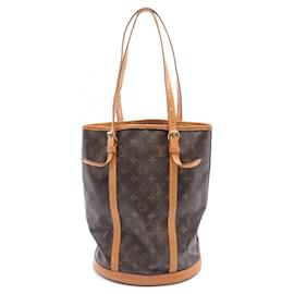 Louis Vuitton-Louis Vuitton Bucket GM Monogram Shoulder Bag-Brown