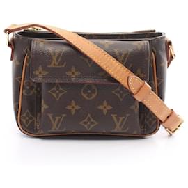 Louis Vuitton-Bolsa de Ombro Monogram Vivacite PM da Louis Vuitton-Marrom,Monograma