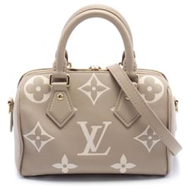 Louis Vuitton-Bolsa Louis Vuitton Speedy Bandoulière 20-Bege