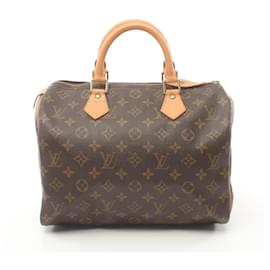 Louis Vuitton-Louis Vuitton Speedy 30 Monogram Handbag-Brown