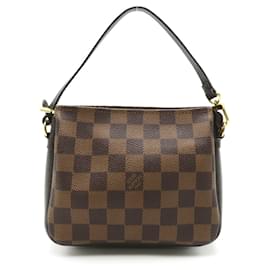 Louis Vuitton-Bolsa de maquiagem Louis Vuitton Truth-Marrom,Damier ebene