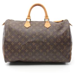 Louis Vuitton-Bolso Louis Vuitton Speedy 40-Castaño