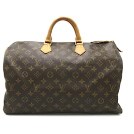 Louis Vuitton-Bolso Louis Vuitton Speedy 40-Castaño