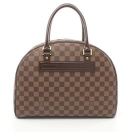 Louis Vuitton-Bolso Louis Vuitton Nolita Damier Ebene-Castaño