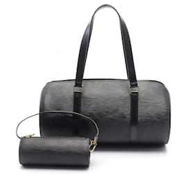 Louis Vuitton-Bolso Louis Vuitton Soufflot Epi Noir-Negro