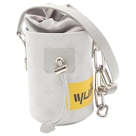 Louis Vuitton-Bolso Nano Chalk Louis Vuitton-Castaño,Blanco