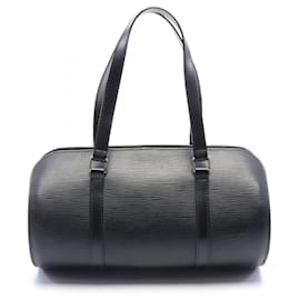 Louis Vuitton-Bolso Louis Vuitton Soufflot Epi Noir-Negro