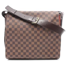 Louis Vuitton-Bolsa de Ombro Bastille Louis Vuitton-Marrom,Damier ebene