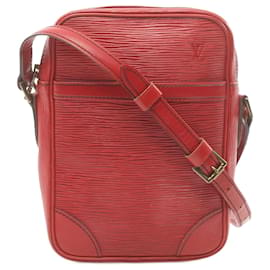 Louis Vuitton-Bolsa de Ombro Louis Vuitton Danube Epi Vermelho Castelhano-Vermelho