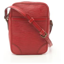 Louis Vuitton-Bolsa de Ombro Louis Vuitton Danube Epi Vermelho Castelhano-Vermelho