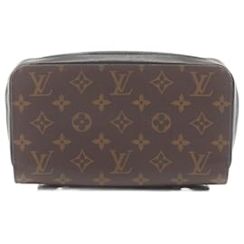 Louis Vuitton-Louis Vuitton Zippy XL runder langer Geldbeutel-Braun,Monogramm