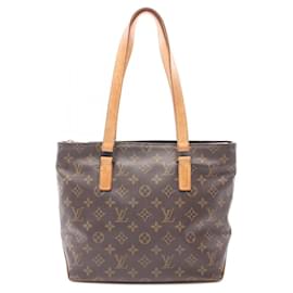 Louis Vuitton-Louis Vuitton Cabas Piano Monogram Shoulder Bag-Brown,Monogram