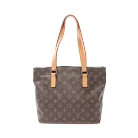 Louis Vuitton-Cabas Piano Monogram Schultertasche Louis Vuitton-Braun,Monogramm