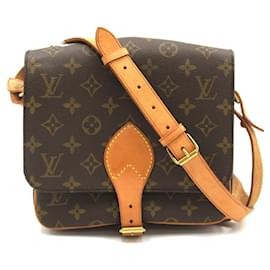 Louis Vuitton-Cartesier 22 Schultertasche von Louis Vuitton-Braun,Monogramm